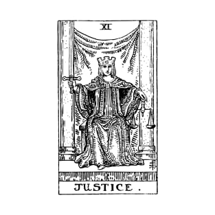 Tarot Card Justice T-Shirt