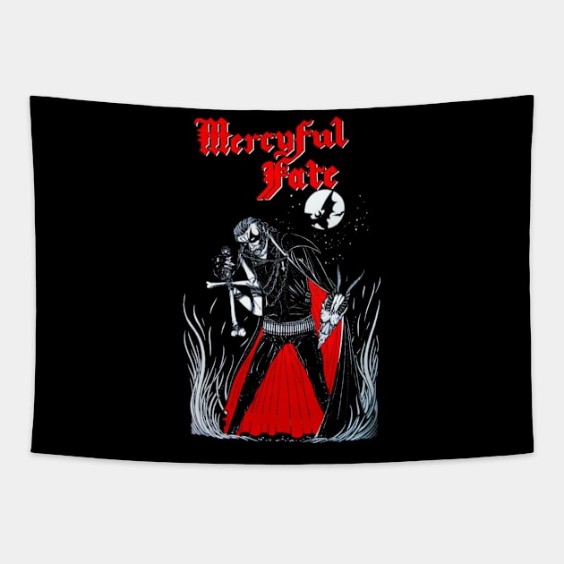 MERCYFUL FATE MERCH VTG Tapestry by Kiecx Art