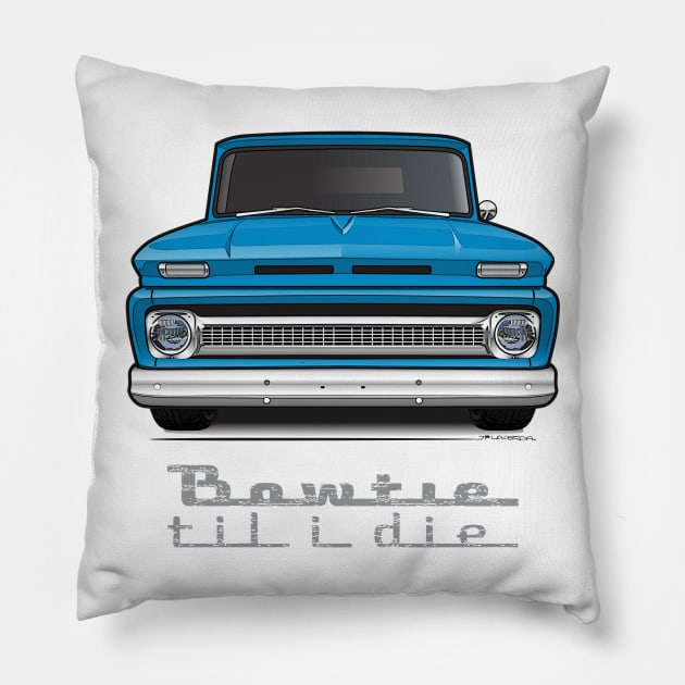 Blue Front 64 65 66 Pillow by JRCustoms44