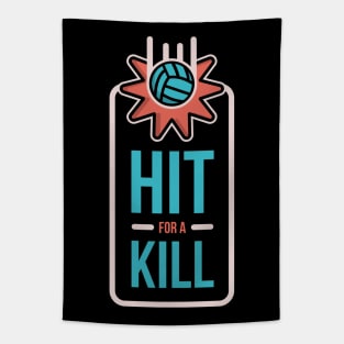 For the Love of Volleyball Funny Sports Tapestry