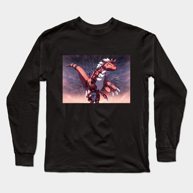 Guilmon And Growlmon Digimon Digimon Long Sleeve T Shirt