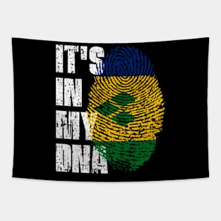 It's In My Dna St Vincent Grenadines Flag St Vincent Tapestry