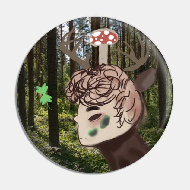 Lost in the woods Pin by cloverthewolf