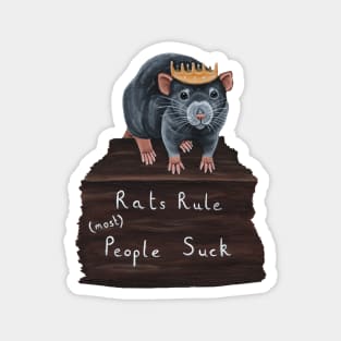 Rats Rule (Most) People Suck Magnet