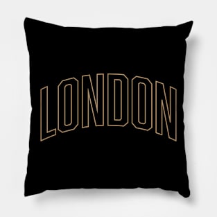 London Sand Outline Pillow