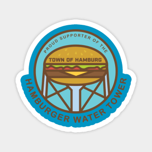 Hamburger Water Tower Magnet