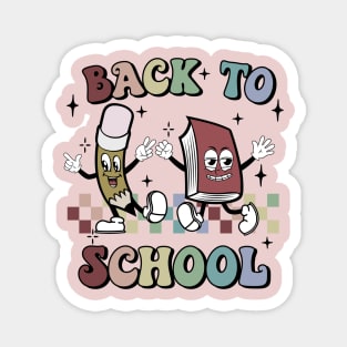 Back To School Retro Fun Design Magnet