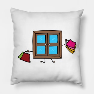 window shopping Pillow