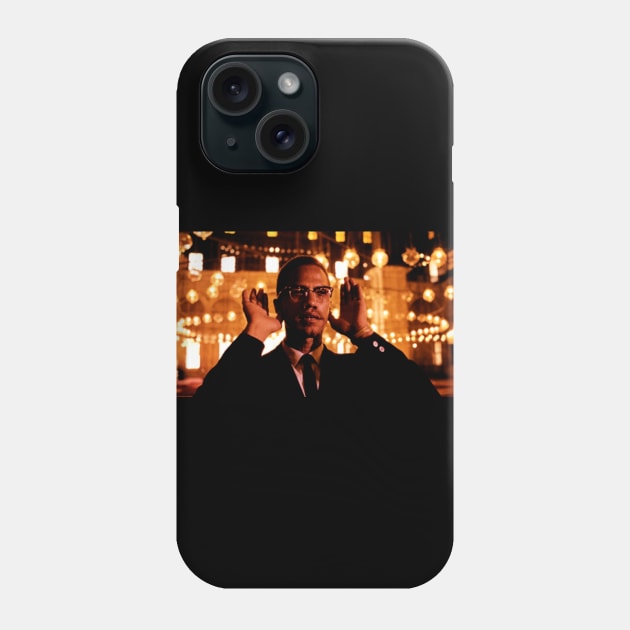 Malcolm X Praying Phone Case by Hason3Clothing