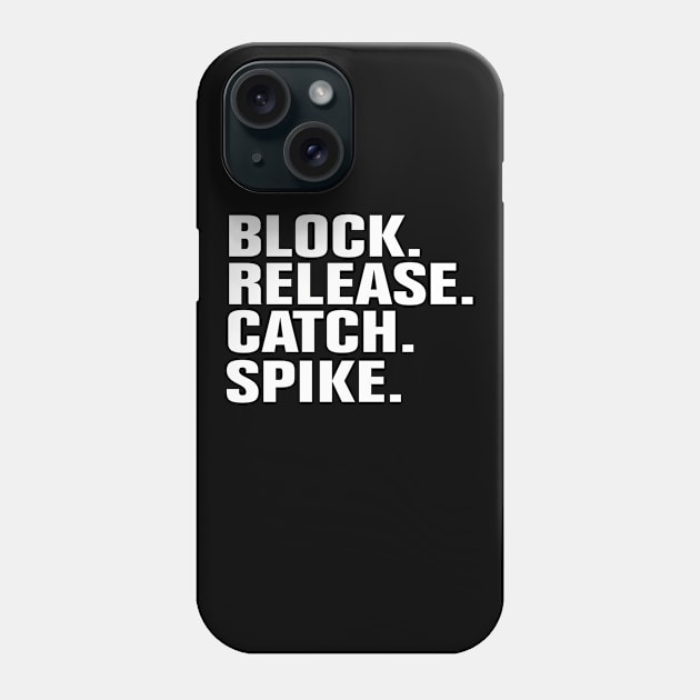 Block Release Catch Spike Phone Case by EmmaShirt