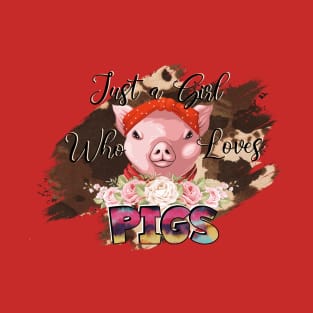 Who Loves Pigs T-Shirt