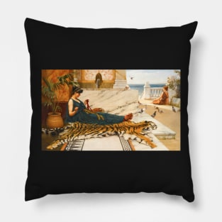 The Sewing Girl by Godward Pillow