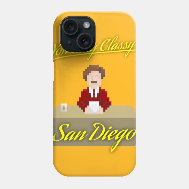 Stay Classy San Diego Phone Case by AlterAspect