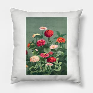 Red rose, Flower painting Pillow