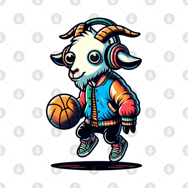 fun goat basketball by TimeWarpWildlife