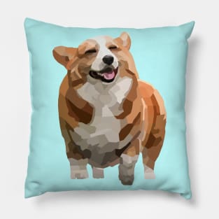 Happy Corgi Pillow