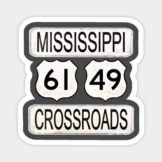 crossroads Magnet by dht2013