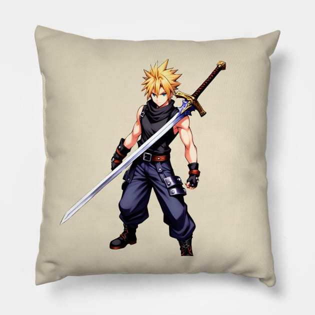 Nibelheim soldier - FFVII Pillow by MadaPisi