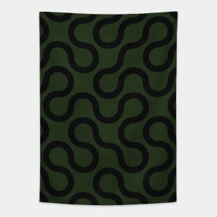 My Favorite Geometric Patterns No.33 - Deep Green Tapestry