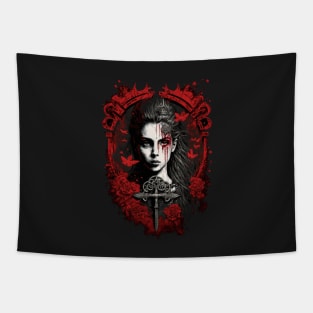 Gothic Woman Tapestry