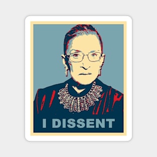 RBG - I dissent Magnet