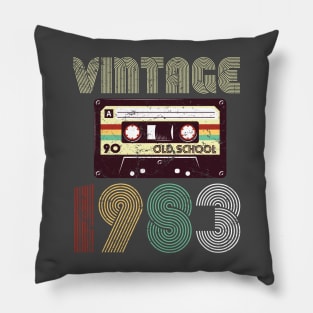 Vintage Cassette Pillow