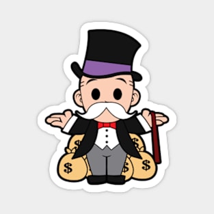 Monopoly Guy Chibi Magnet