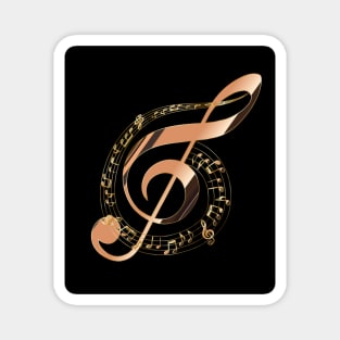 Musical Theme Design Magnet