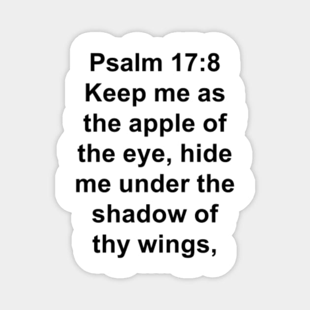 Psalm 178 King James Version (KJV) Bible Verse Typography Psalm 17 8