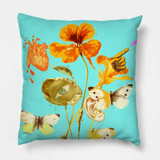 SURREAL VINTAGE FLOWERS Pillow