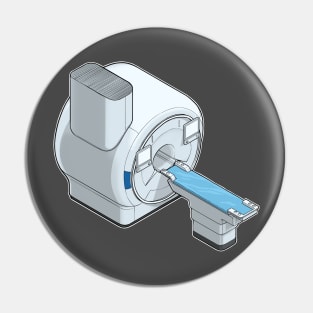 MRI isometric illustration Pin