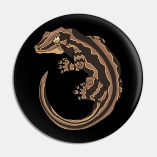 Striped Gargoyle Gecko Pin