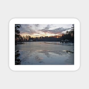 Ice Covered Cove Magnet