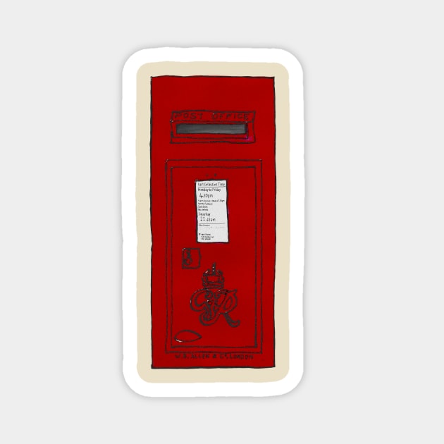 George 6th Post box Magnet by Coppack