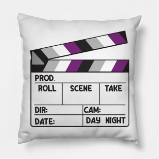 Film Slate - Asexual Pride Pillow