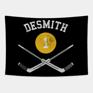 Casey DeSmith Pittsburgh Goalie Sticks Tapestry