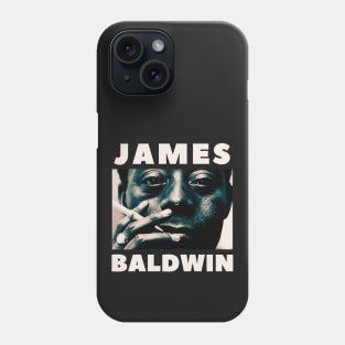 James Baldwin portrait Phone Case