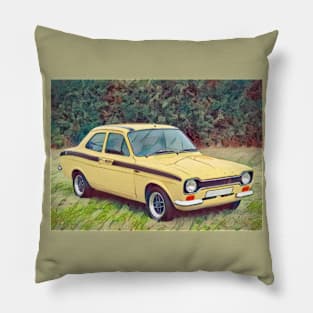 Classic Ford Escort Mexico MK1 Pillow