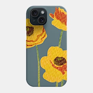 Yellow Ranunculus in Colorist style Phone Case