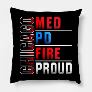 Chicago Med Chicago Pd Chicago Fire Chicago Proud Pillow