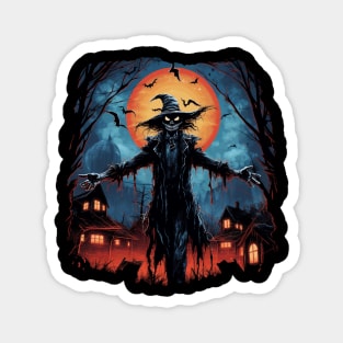 Halloween Scarecrow Magnet