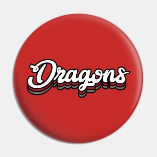 Dragons - Minnesota State University Moorhead Pin