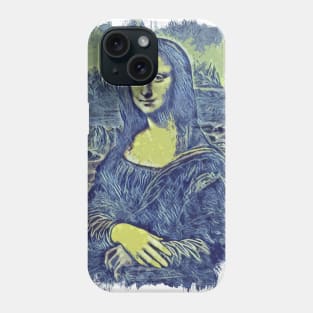 Mona Lisa Smile / La Gioconda / Leonardo Da Vinci / Abstract Fan Art #02 Phone Case