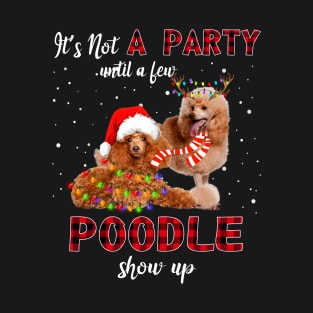 It's Not A Party With A Jew Poodle Show Up Funny Gift T-Shirt