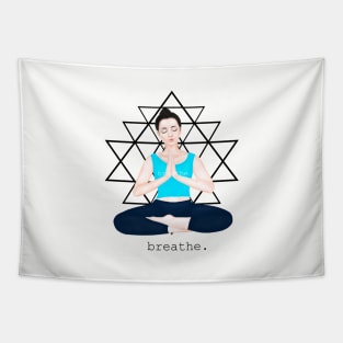 triangles. breathe Tapestry