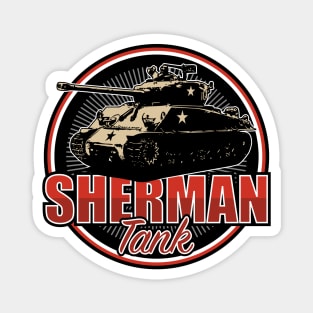 Sherman Tank Magnet