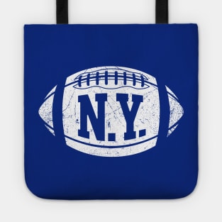 NY Retro Football - Blue Tote