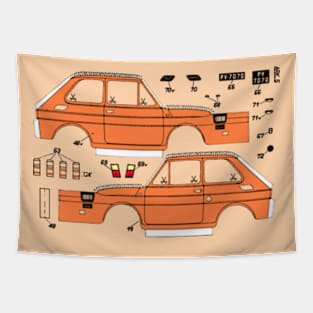 POLSKI 126P - toy car Tapestry