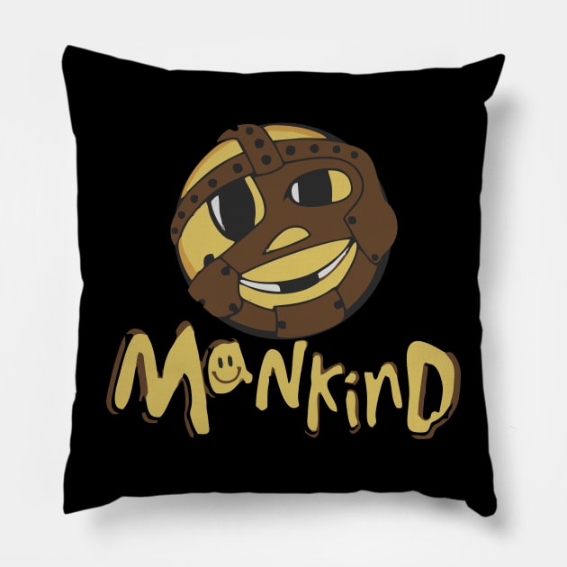 mankind Pillow by Tayooanaku