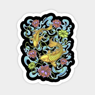 The Golden Koi Magnet